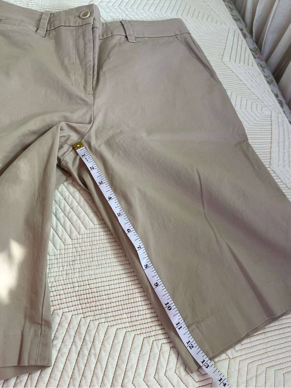 Talbots Light Beige 13" Perfect Shorts - Picture 5 of 9